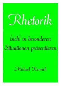 Produktbild: Rhetorik