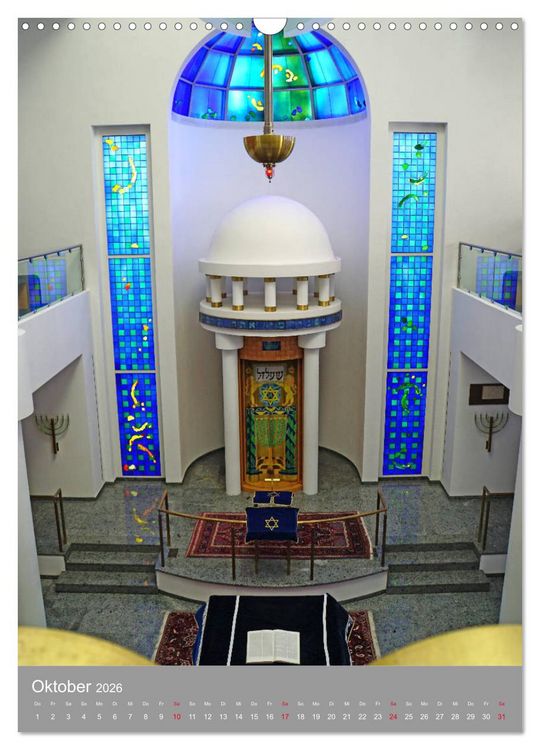 Produktbild: Bejt Knesset. Haus der Versammlung. Die Synagoge in Darmstadt (Wandkalender 2026 DIN A3 hoch), CALVENDO Monatskalender