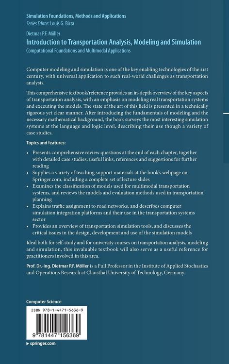 Produktbild: Introduction to Transportation Analysis, Modeling and Simulation