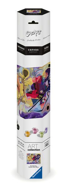 Produktbild: CreArt Canvas Leinwand - Leinwand Gelb, Rot, Blau (Kandinsky)