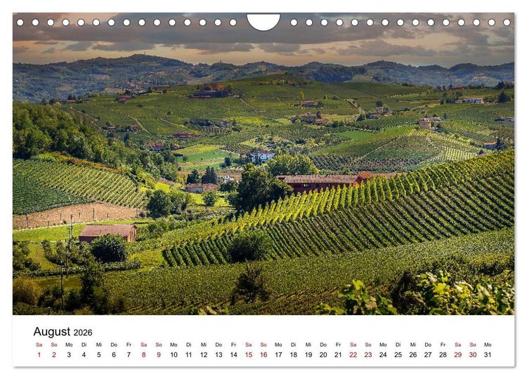 Produktbild: Piemont und Turin (Wandkalender 2026 DIN A4 quer), CALVENDO Monatskalender
