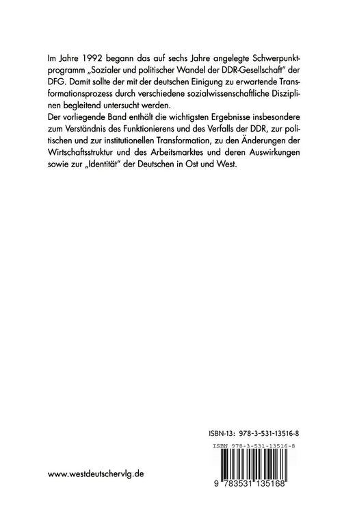 Produktbild: Der Wandel nach der Wende