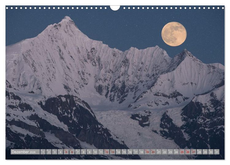 Produktbild: Vollmond - Momente der Ruhe (Wandkalender 2026 DIN A3 quer), CALVENDO Monatskalender