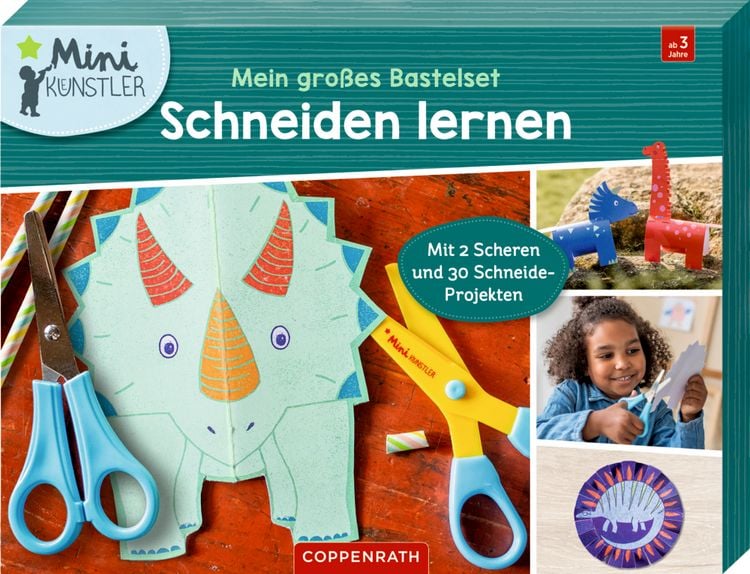 Bild vom Artikel Mein gr. Bastelset - Schneiden lernen Dinos (Mini-Künstler) vom Autor Anne Sent