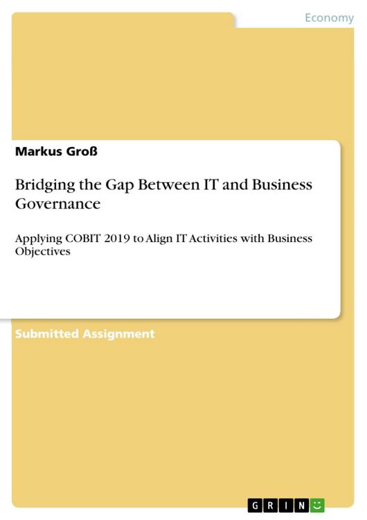 "Bridging the Gap Between IT and Business Governance" als eBook kaufen