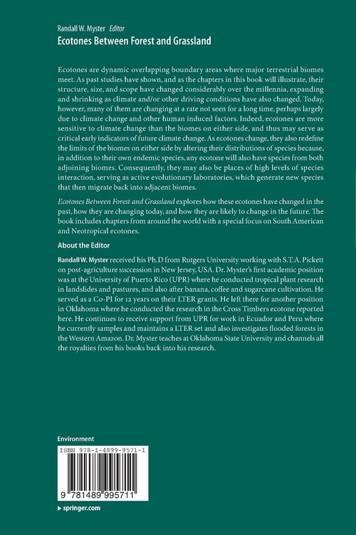 Produktbild: Ecotones Between Forest and Grassland