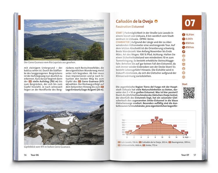 Produktbild: KOMPASS Wanderf&uuml;hrer Patagonien und Feuerland, 55 Touren mit Extra-Tourenkarte