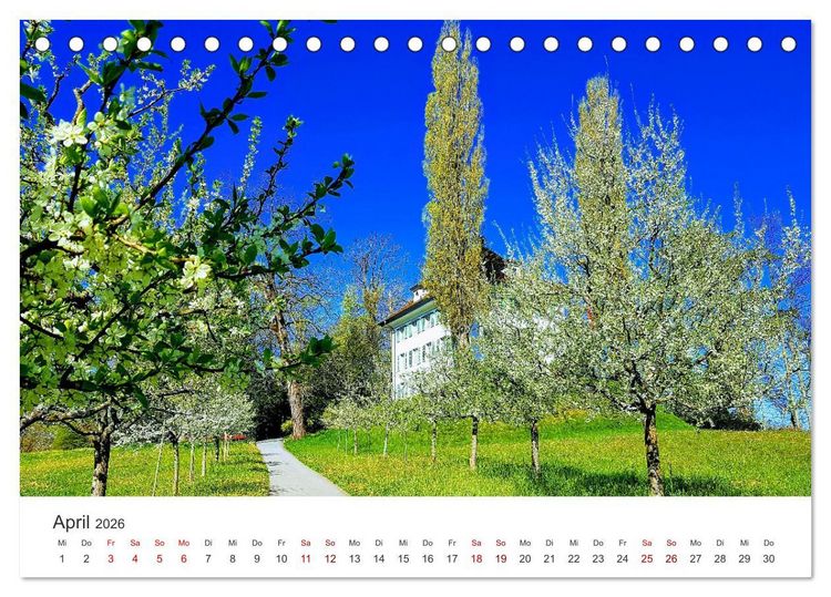 Produktbild: Luzern, die Stadt im Zentrum der Schweiz (Tischkalender 2026 DIN A5 quer), CALVENDO Monatskalender