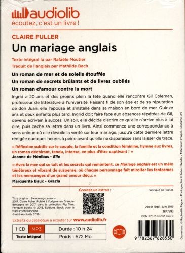 Produktbild: Un mariage anglais