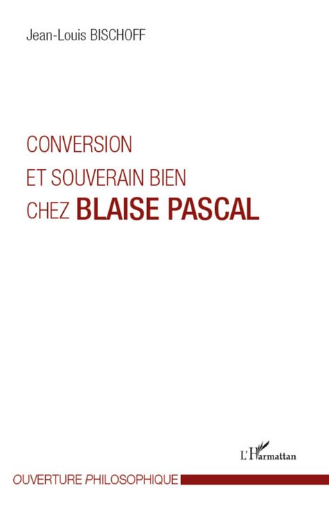 Produktbild: Conversion et souverain bien chez Blaise Pascal