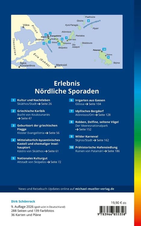 Produktbild: MICHAEL M&Uuml;LLER Reisef&uuml;hrer N&ouml;rdliche Sporaden