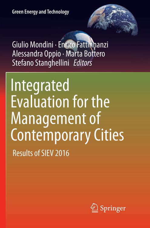 Produktbild: Integrated Evaluation for the Management of Contemporary Cities