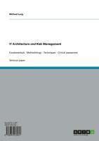 Produktbild: IT Architecture and Risk Management