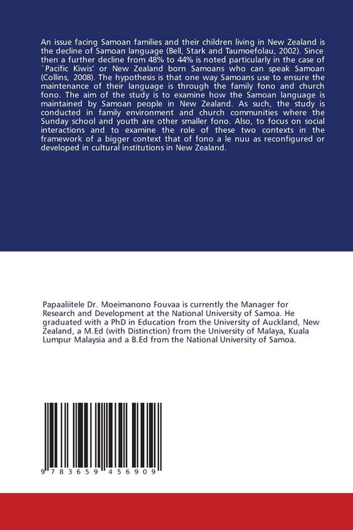 Produktbild: Reconfiguration of fono for the maintenance of Samoan Language