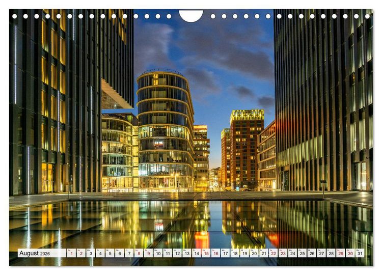 Produktbild: Landeshauptstadt D&uuml;sseldorf (Wandkalender 2026 DIN A4 quer), CALVENDO Monatskalender