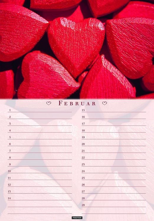 Produktbild: Herzlichst Geburtstagskalender