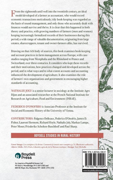 Produktbild: Farm Accounts in Rural Europe, c.1700-1914