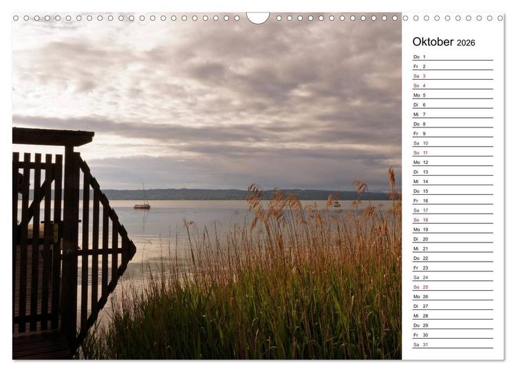 Produktbild: Seest&auml;rke - Der Ammersee (Wandkalender 2026 DIN A3 quer), CALVENDO Monatskalender