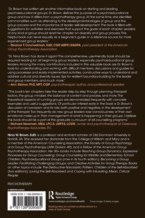 Produktbild: Conducting Effective and Productive Psychoeducational and Therapy Groups
