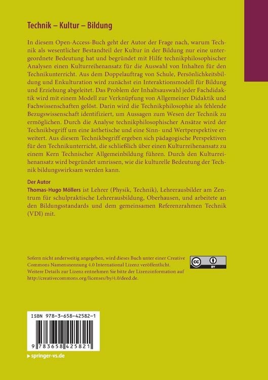 Produktbild: Technik &ndash; Kultur &ndash; Bildung