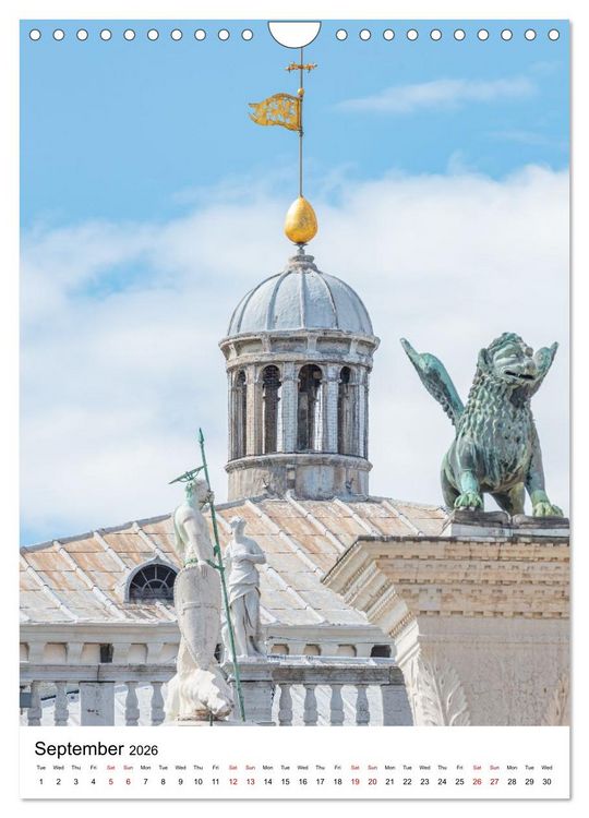 Produktbild: Italy, Venice - Immortal City on Water (Wall Calendar 2026 DIN A4 portrait), CALVENDO 12 Month Wall Calendar