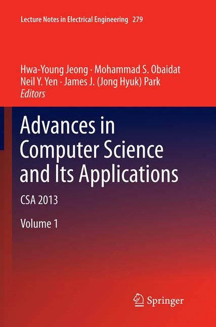 Produktbild: Advances in Computer Science and its Applications