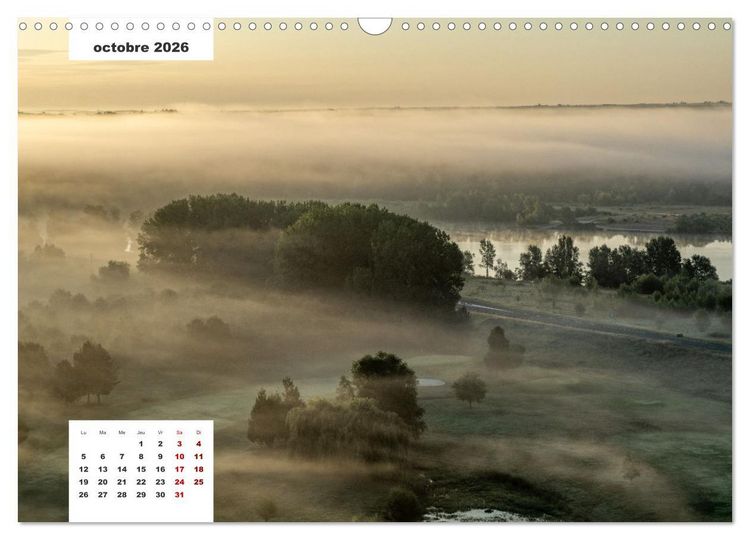 Produktbild: D&eacute;couverte de la Loire vue du ciel (Calendrier mural 2026 DIN A3 vertical), CALVENDO calendrier mensuel