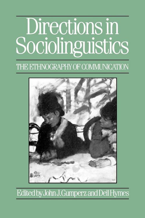 Produktbild: Directions in Sociolinguistics