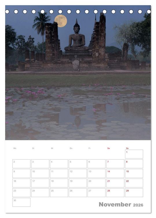Produktbild: VOLLMOND-Planer - Im Licht der Nacht (Tischkalender 2026 DIN A5 hoch), CALVENDO Monatskalender