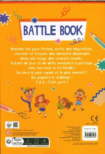 Produktbild: Battle book (5-7 ans) : d&eacute;fis & activit&eacute;s : choisis ton adversaire