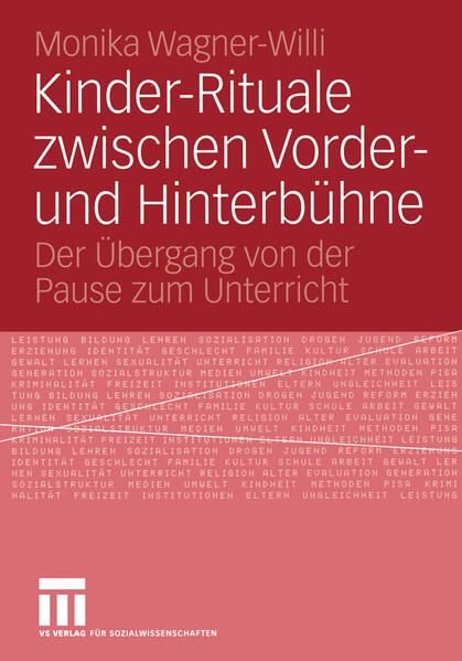 Produktbild: Kinder-Rituale zwischen Vorder- und Hinterb&uuml;hne
