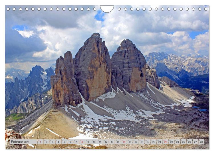 Produktbild: Meine Dolomiten Berge (Wandkalender 2026 DIN A4 quer), CALVENDO Monatskalender