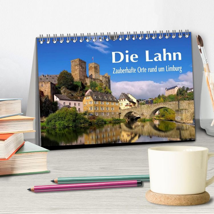 Produktbild: Die Lahn - Zauberhafte Orte rund um Limburg (Tischkalender 2026 DIN A5 quer), CALVENDO Monatskalender