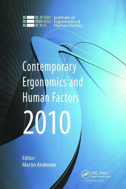 Produktbild: Anderson, M: Contemporary Ergonomics and Human Factors 2010