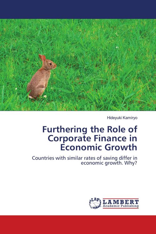 Produktbild: Furthering the Role of Corporate Finance in Economic Growth