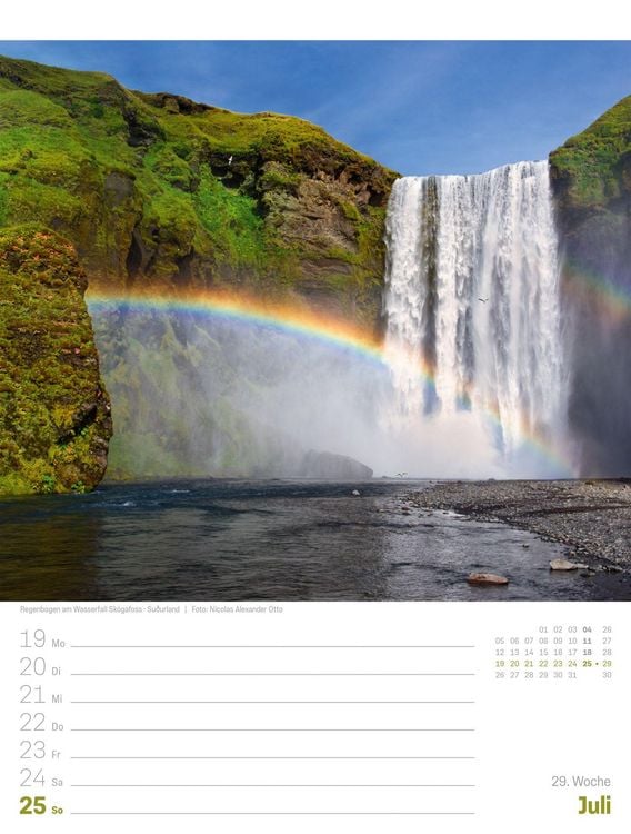 Produktbild: Island Wochenplaner Kalender 2027 | Die Insel aus Feuer und Eis