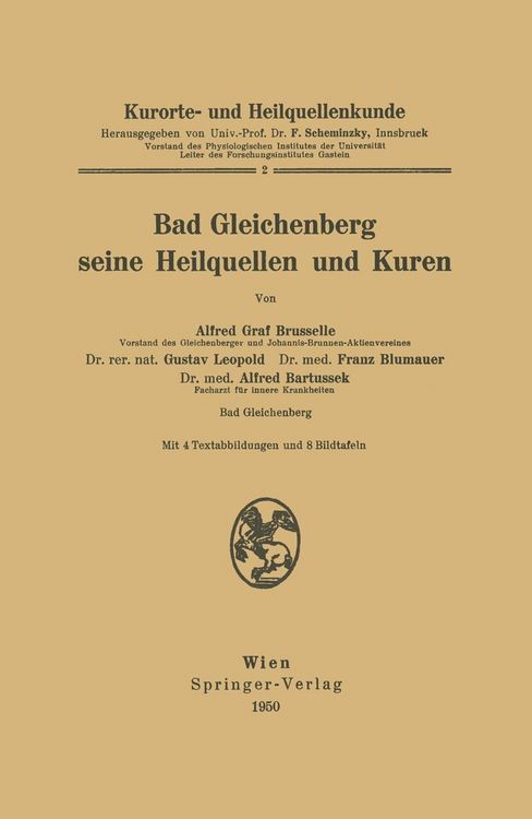 Produktbild: Kurorte- und Heilquellenkunde