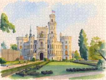 Produktbild: CALVENDO Puzzle Schloss Frauenberg | 1000 Teile Lege-Gr&ouml;&szlig;e 64x48cm Foto-Puzzle f&uuml;r gl&uuml;ckliche Stunden