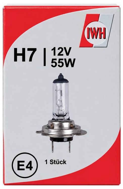 Produktbild: IWH 011842 Halogen Leuchtmittel H7 55W 12V
