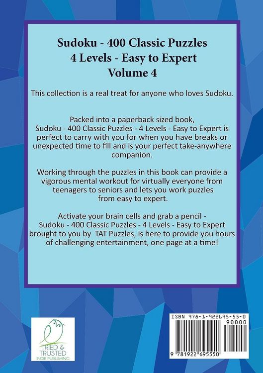 Produktbild: Sudoku 400 Classic Puzzles Volume 4