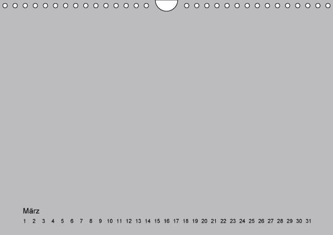Produktbild: Geburtstags - Bastelkalender - Grau (Wandkalender immerw&auml;hrend DIN A4 quer)