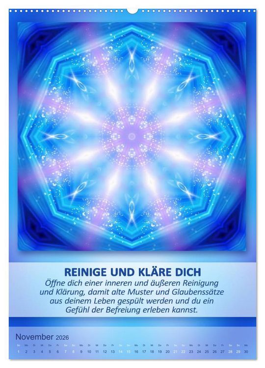 Produktbild: Light Energy Mandalas - Kalender - Vol. 2 (Wandkalender 2026 DIN A2 hoch), CALVENDO Monatskalender