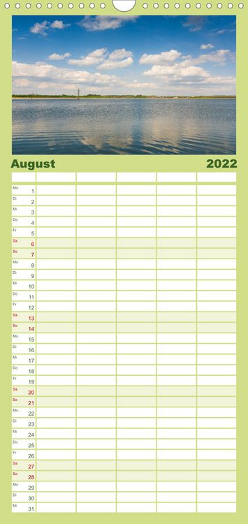 Produktbild: Familienplaner Sachsen-Anhalt - Meine vielf&auml;ltige Heimat (Wandkalender 2022 , 21 cm x 45 cm, hoch)
