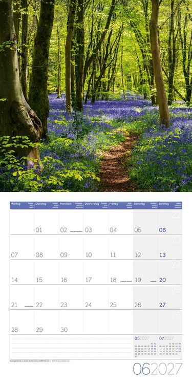 Produktbild: Traumpfade Kalender 2027 - 30x30 - Art12