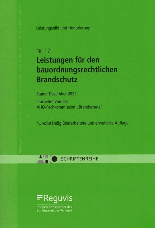 Produktbild: Leistungen f&uuml;r den bauordnungsrechtlichen Brandschutz
