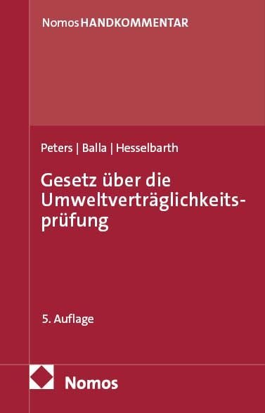 Produktbild: Gesetz &uuml;ber die Umweltvertr&auml;glichkeitspr&uuml;fung