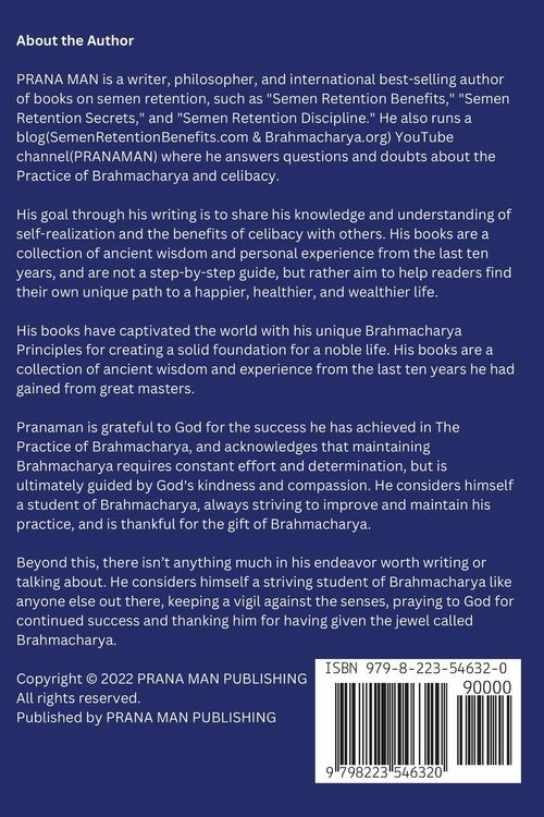 Produktbild: Semen Retention Effect-The Science and Secrets of Semen Retention-Brahmacharya Vol-3