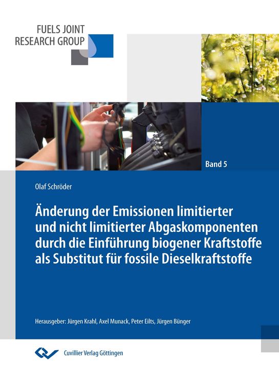 Produktbild: &Auml;nderung der Emissionen limitierter und nicht limitierter Abgaskomponenten durch