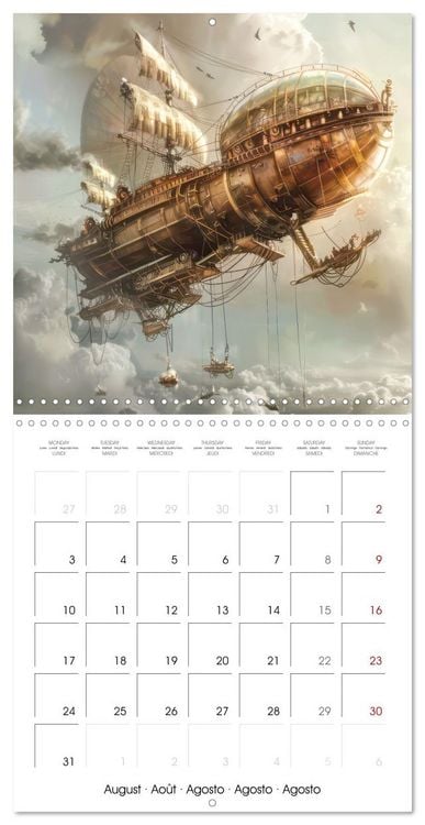 Produktbild: Steampunk - Mechanical World (Wall Calendar 2026 12 &times; 12 Inch) CALVENDO 12 Month Wall Calendar