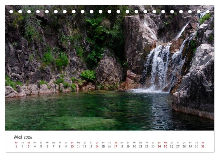 Produktbild: Portugal - der Norden (Tischkalender 2026 DIN A5 quer), CALVENDO Monatskalender